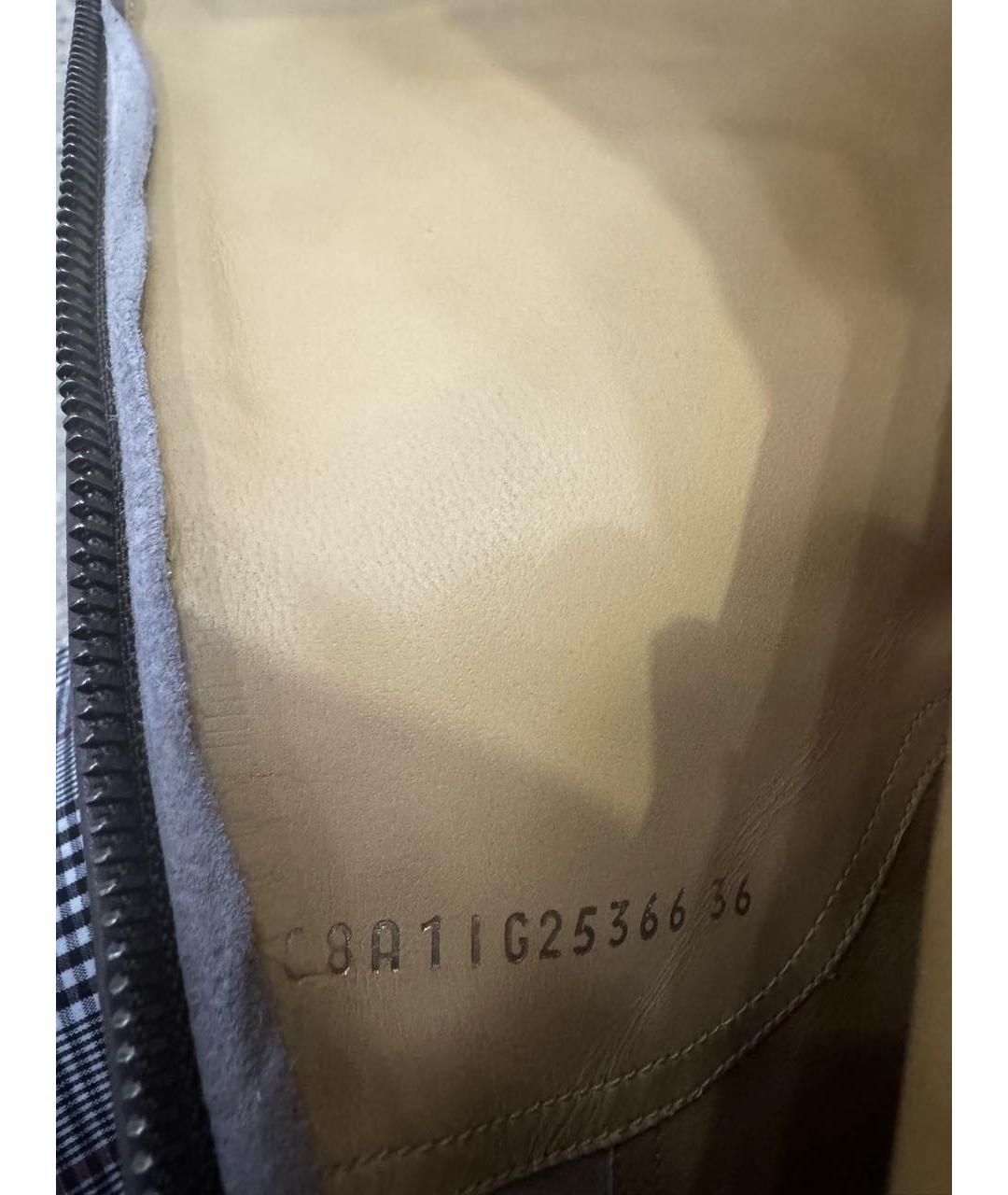 CHANEL Бежевые кожаные сапоги, фото 5