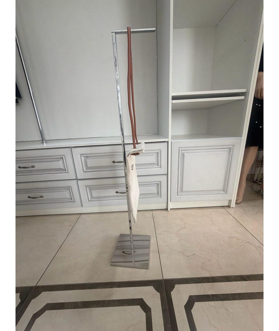 HERMES Бежевая хлопковая сумка тоут, фото 3