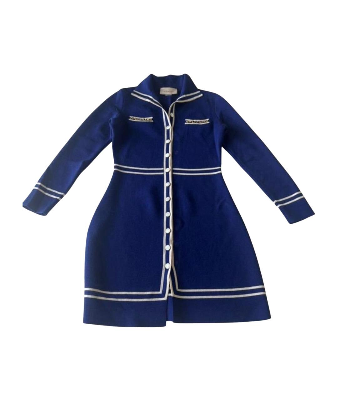 GUCCI Синее хлопковое повседневное платье, фото 1