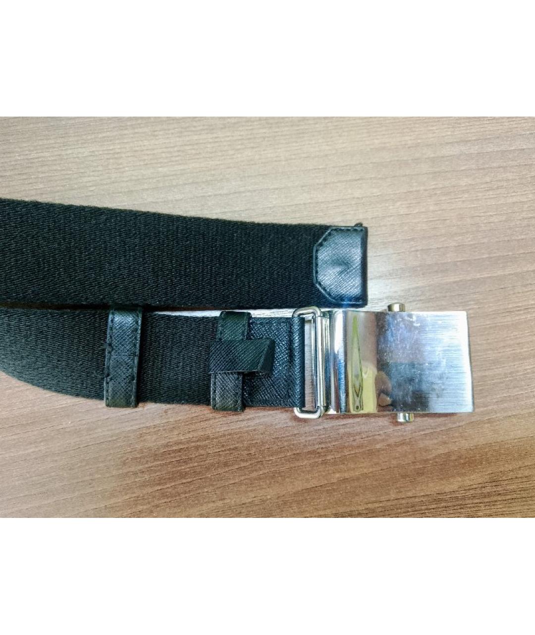 PRADA Черный ремень, фото 3