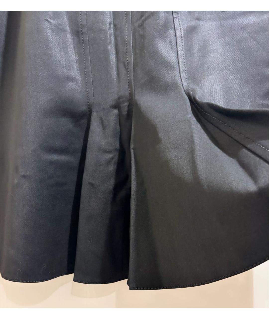 BLUMARINE Черная шерстяная юбка миди, фото 4