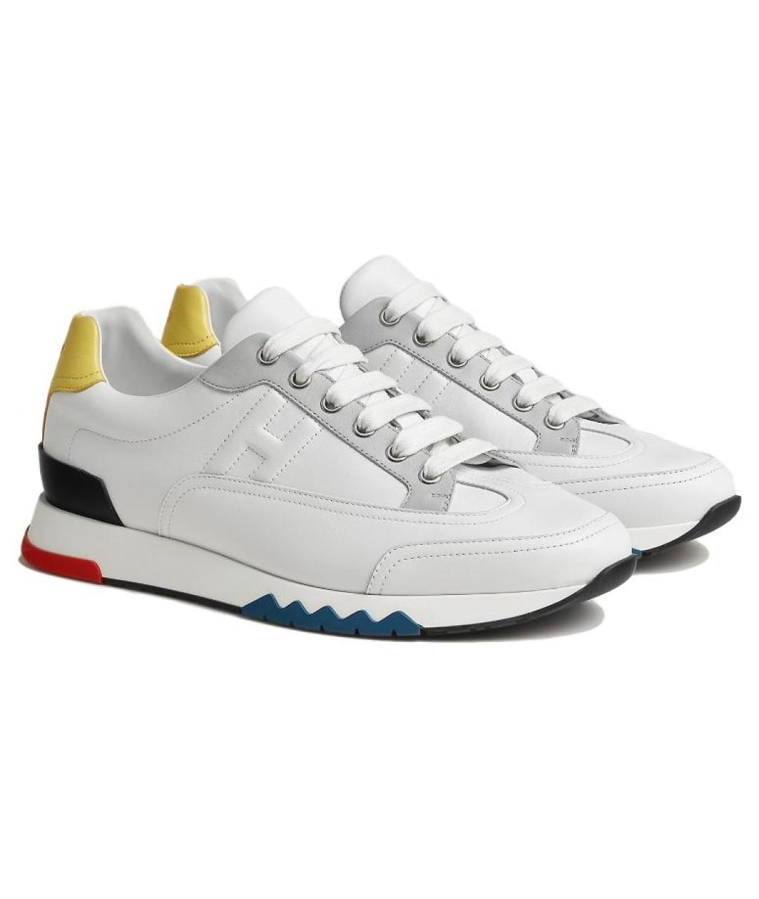 HERMES Мульти кожаные низкие кроссовки / кеды, фото 2