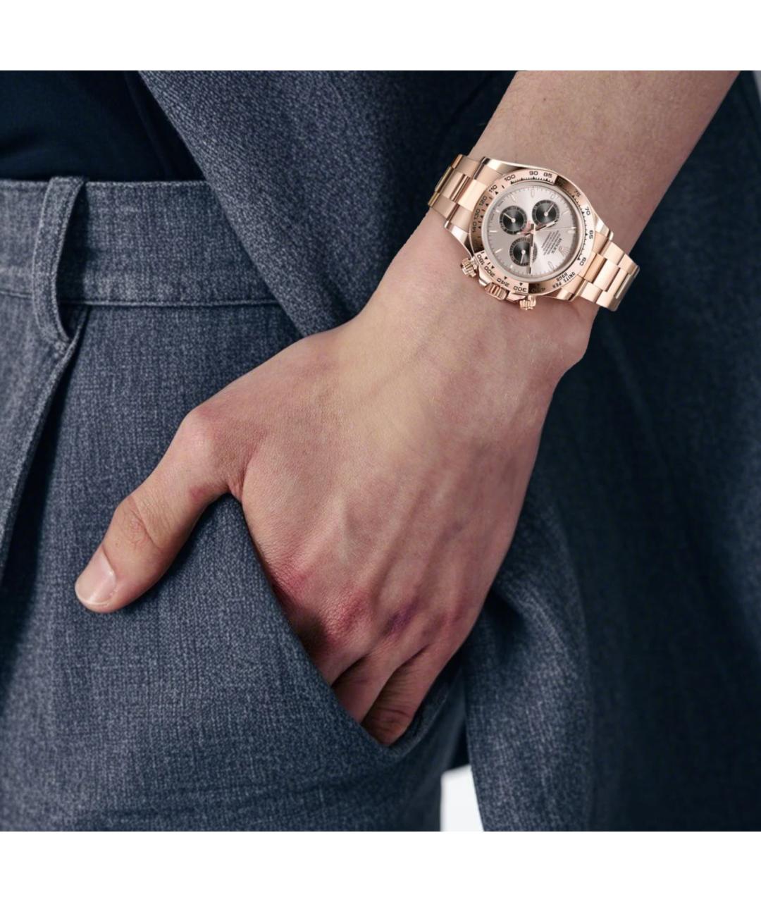 ROLEX Золотые часы из розового золота, фото 2