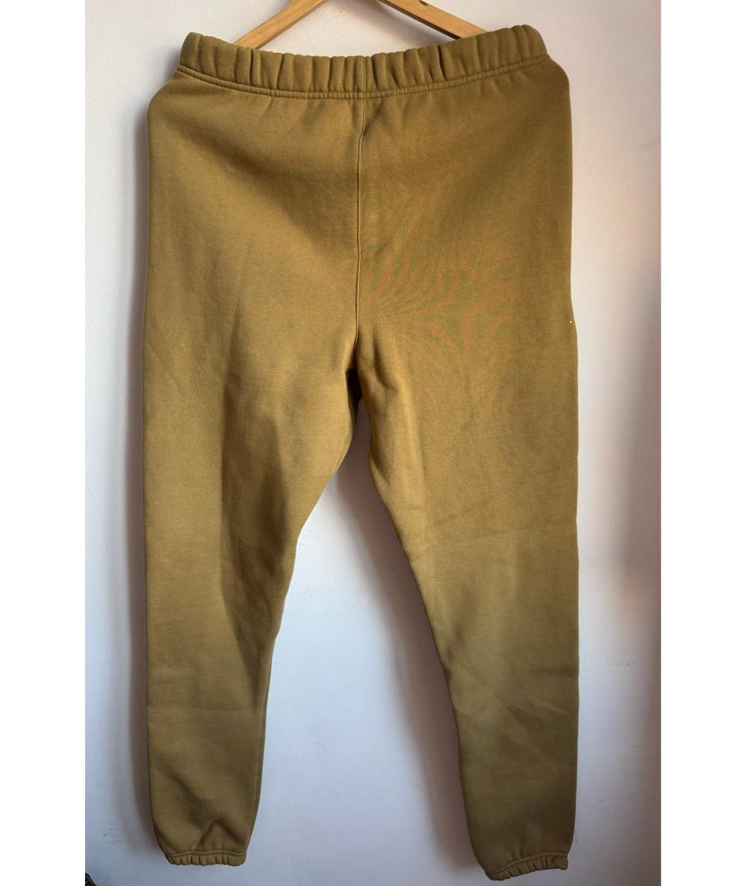 FEAR OF GOD ESSENTIALS Горчичные хлопковые повседневные брюки, фото 3