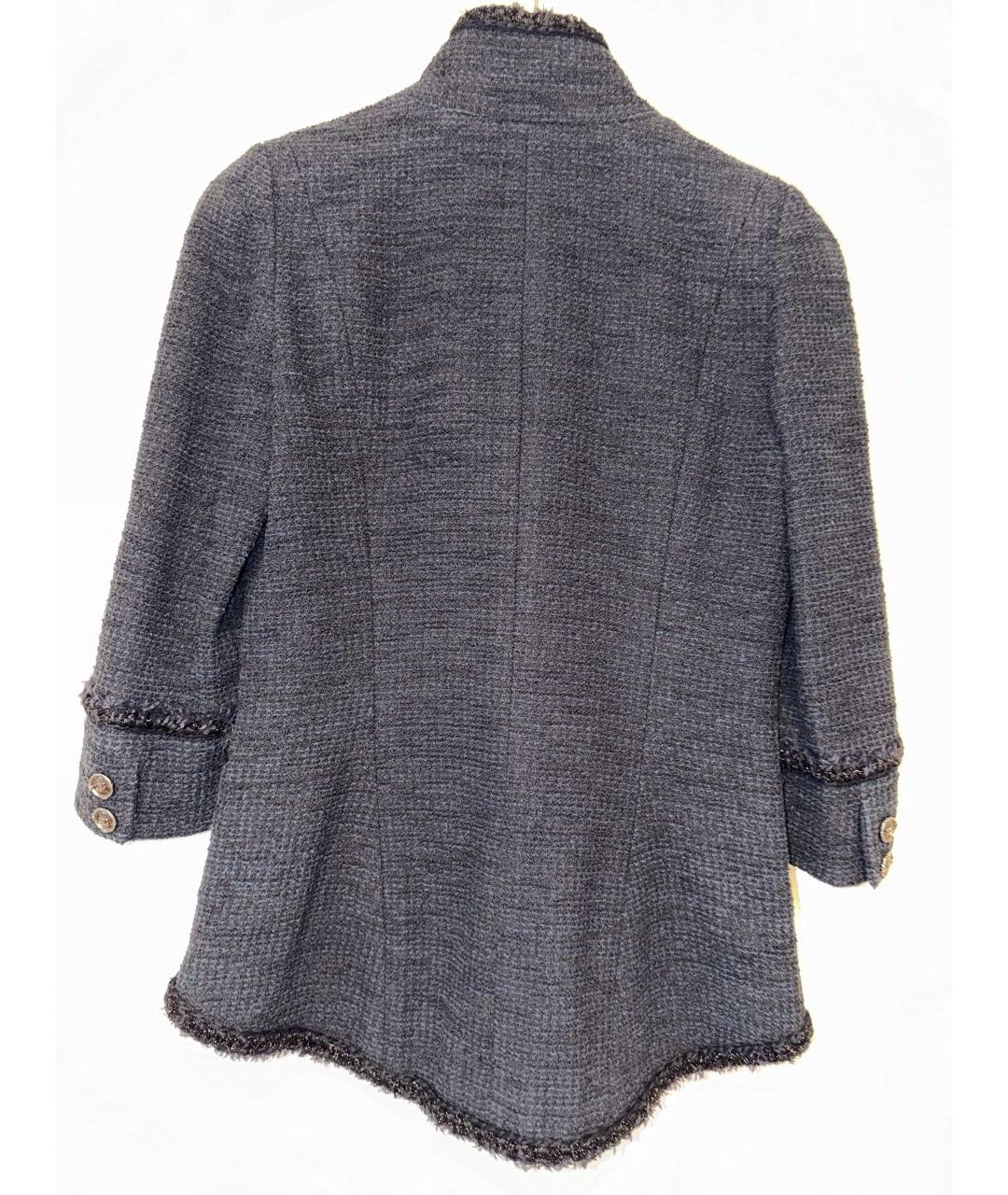 CHANEL Темно-синий жакет/пиджак, фото 5