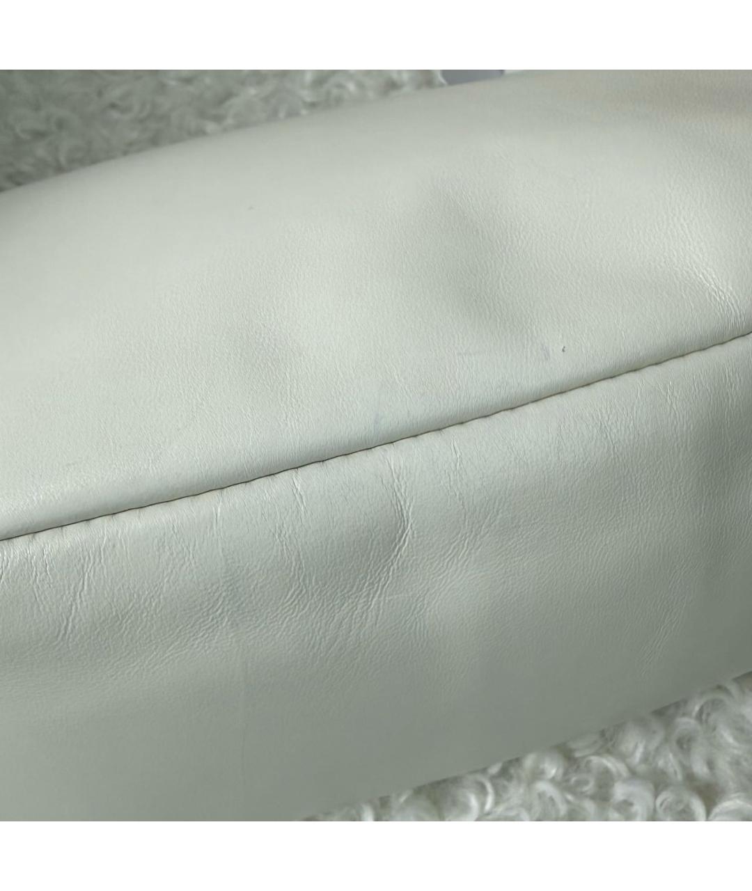 PRADA Белая кожаная сумка через плечо, фото 7