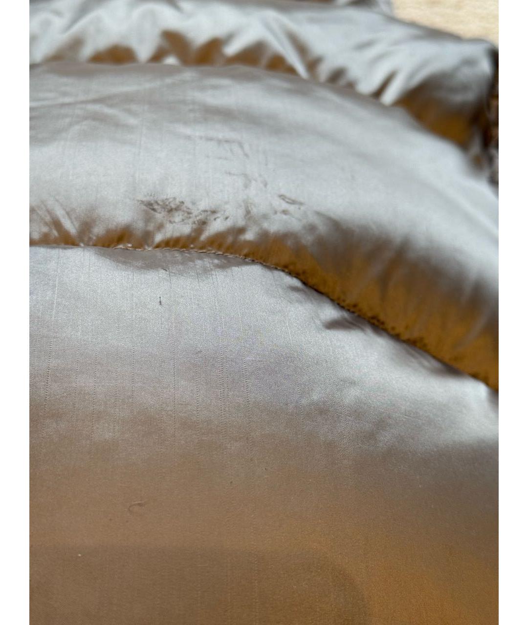 MONCLER Бежевый пуховик, фото 5