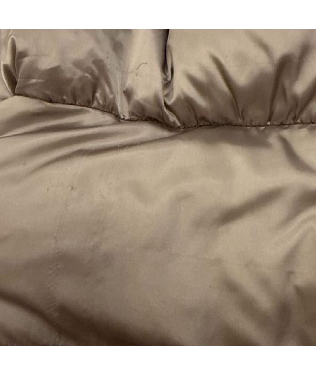 MONCLER Бежевый пуховик, фото 6