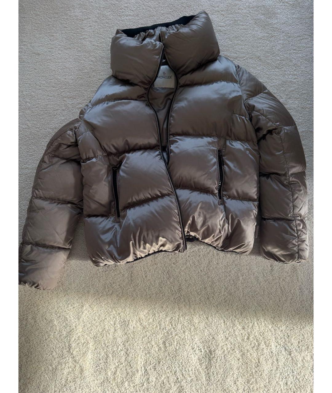 MONCLER Бежевый пуховик, фото 2