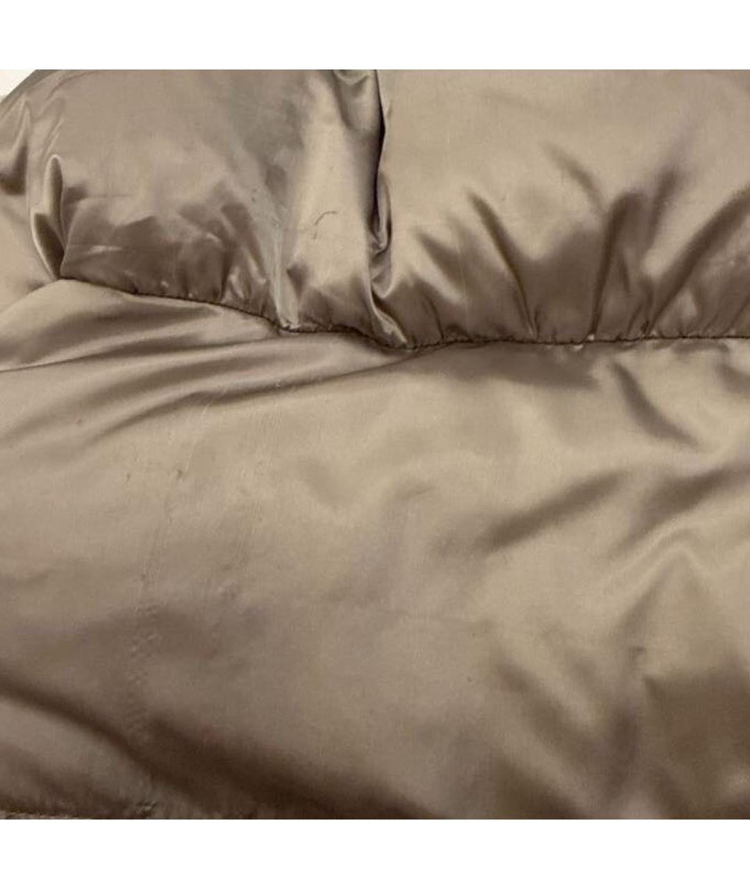 MONCLER Бежевый пуховик, фото 5