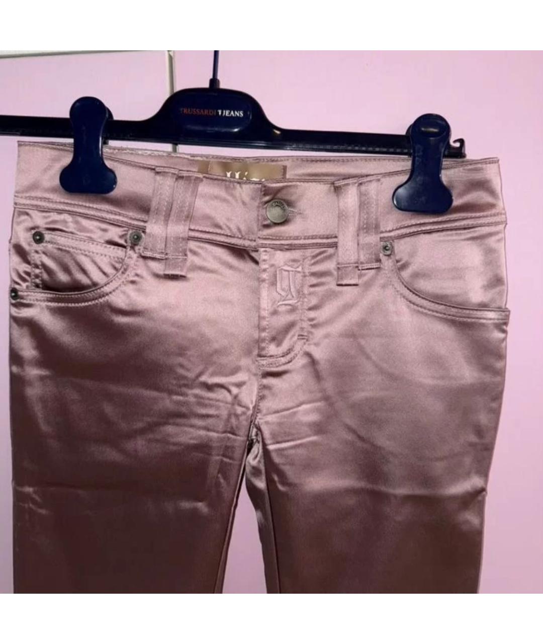 JOHN GALLIANO Розовые брюки узкие, фото 2