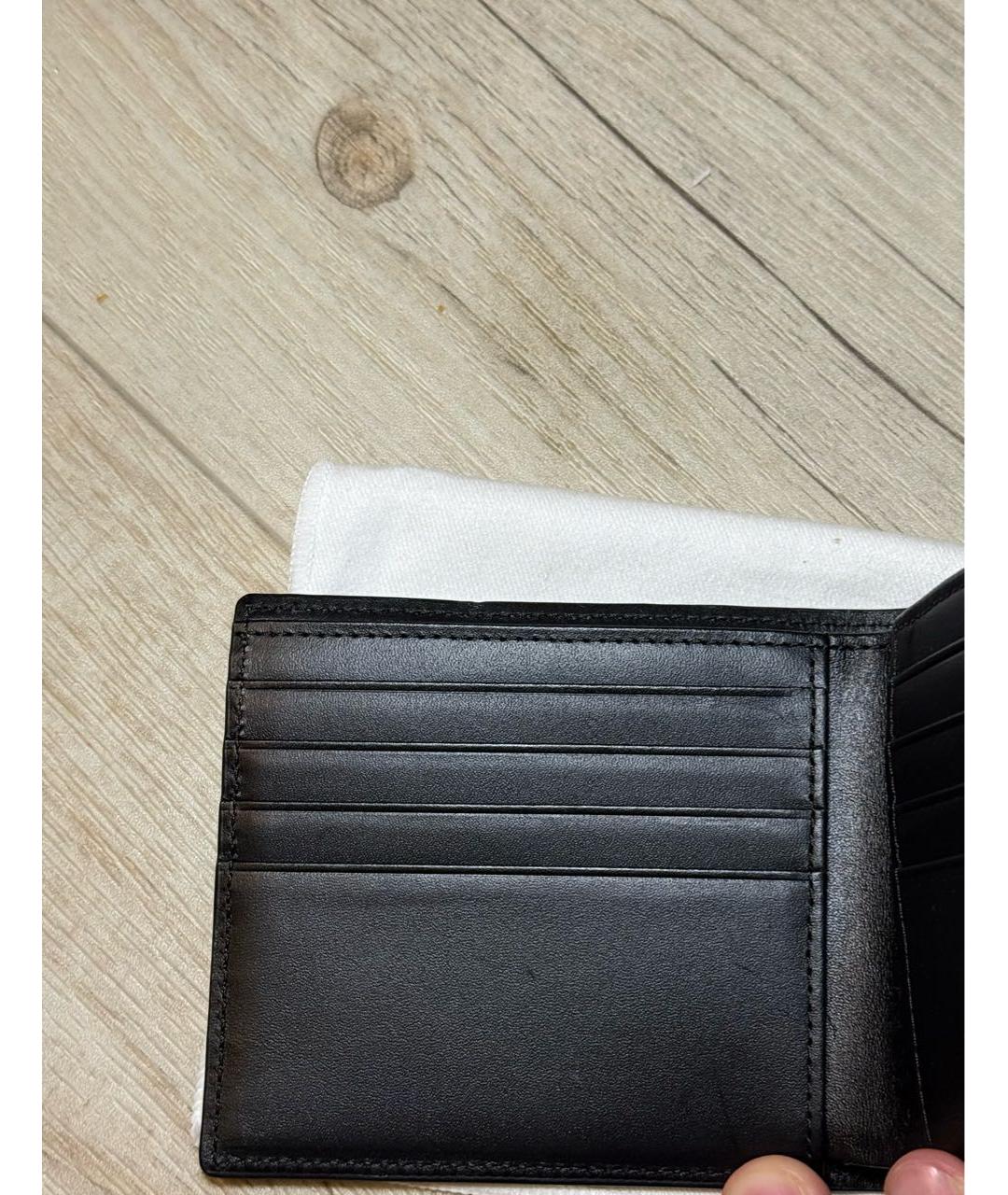 MCM Черный кожаный кошелек, фото 5