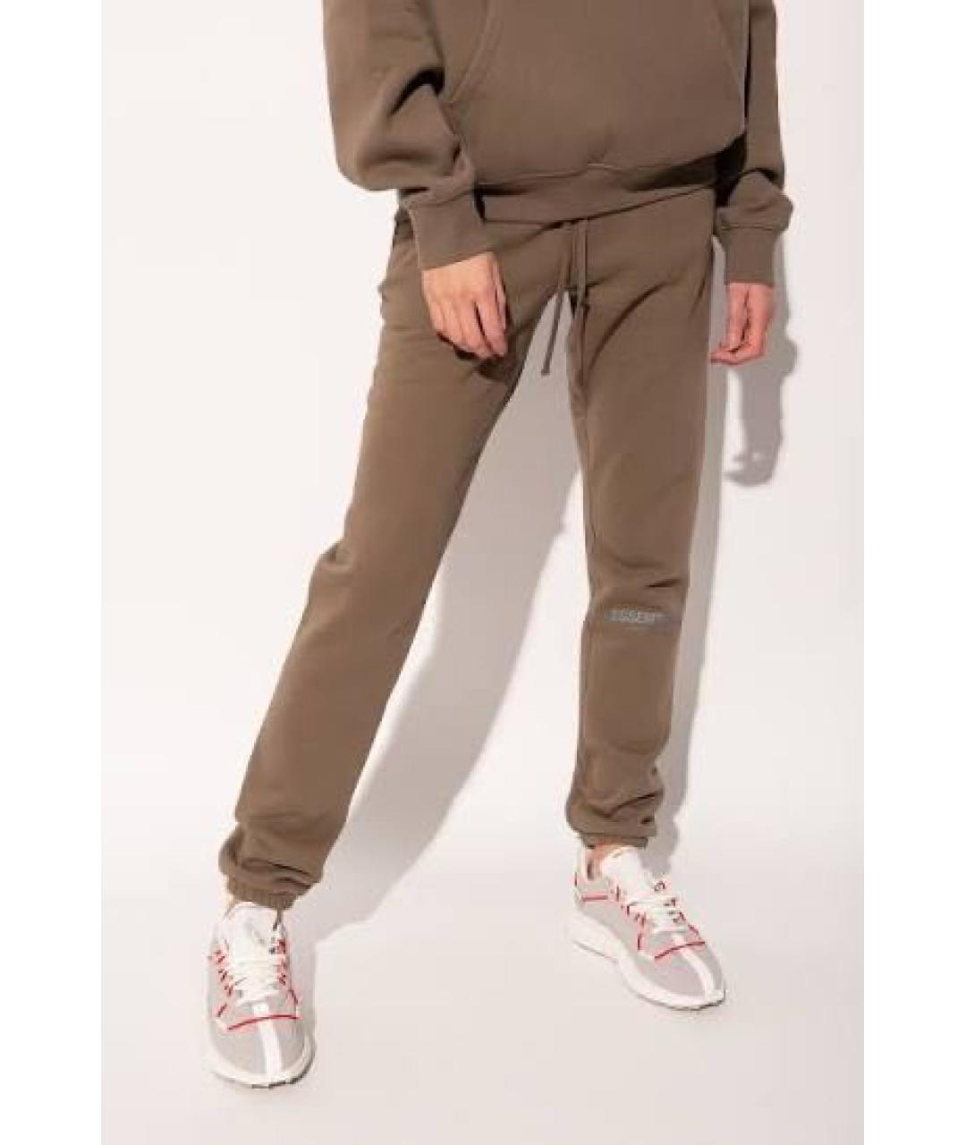 FEAR OF GOD ESSENTIALS Коричневые хлопковые повседневные брюки, фото 7