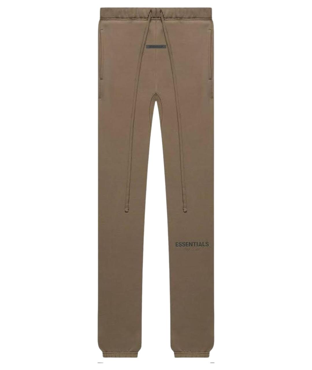 FEAR OF GOD ESSENTIALS Коричневые хлопковые повседневные брюки, фото 1