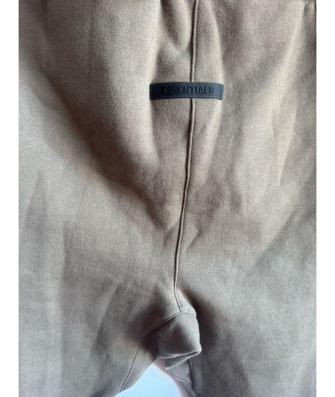 FEAR OF GOD ESSENTIALS Коричневые хлопковые повседневные брюки, фото 6