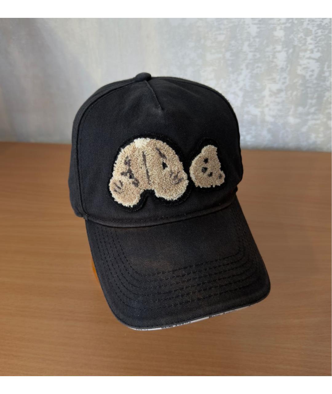 PALM ANGELS Черная хлопковая кепка/бейсболка, фото 2