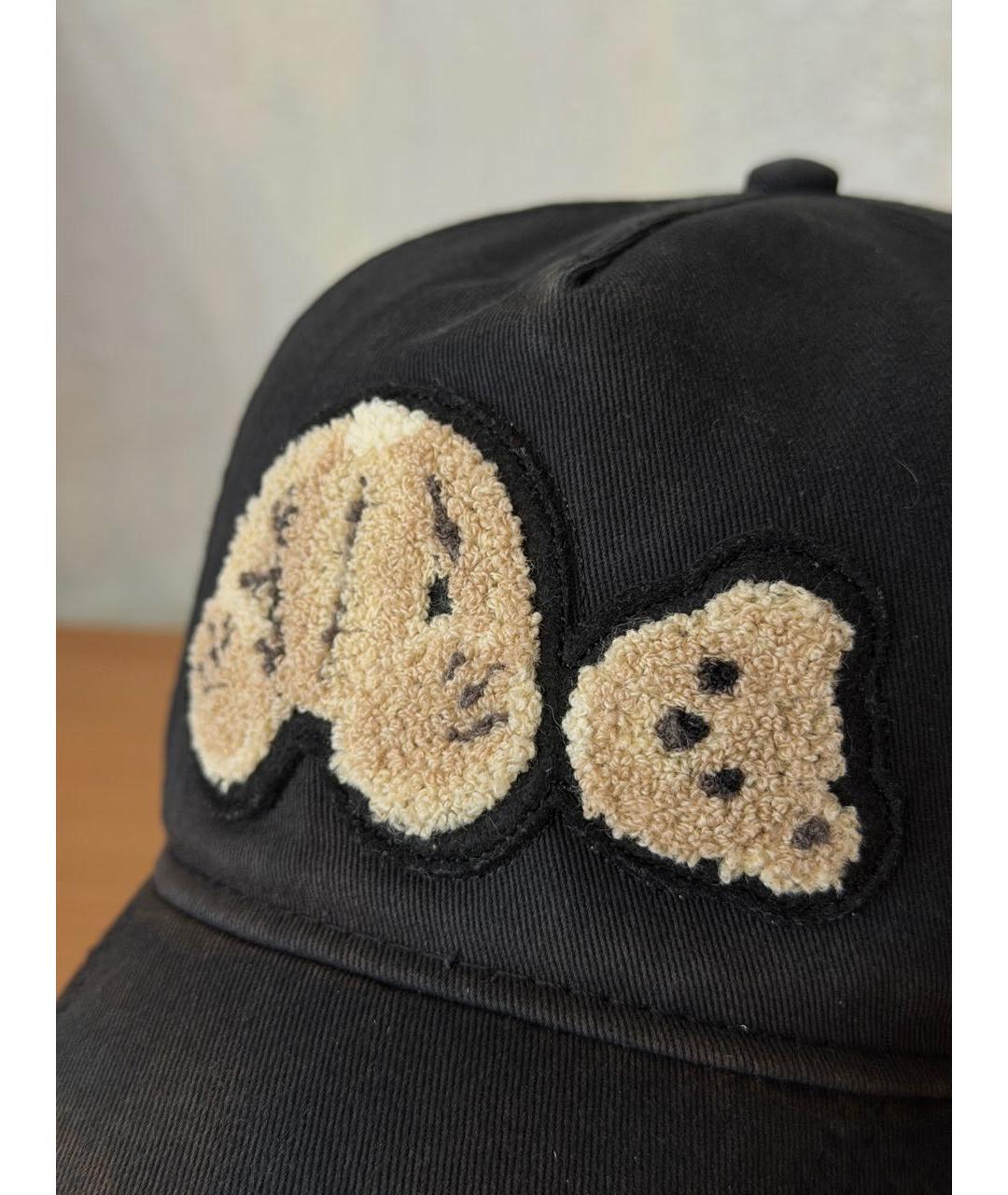 PALM ANGELS Черная хлопковая кепка/бейсболка, фото 4