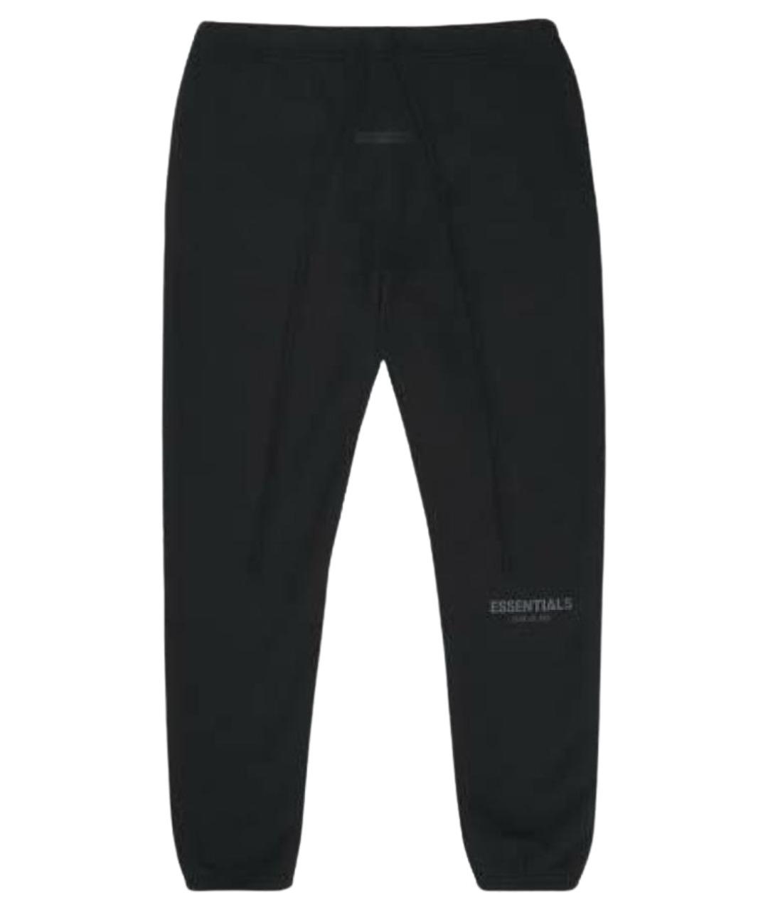 FEAR OF GOD ESSENTIALS Черные хлопковые повседневные брюки, фото 1