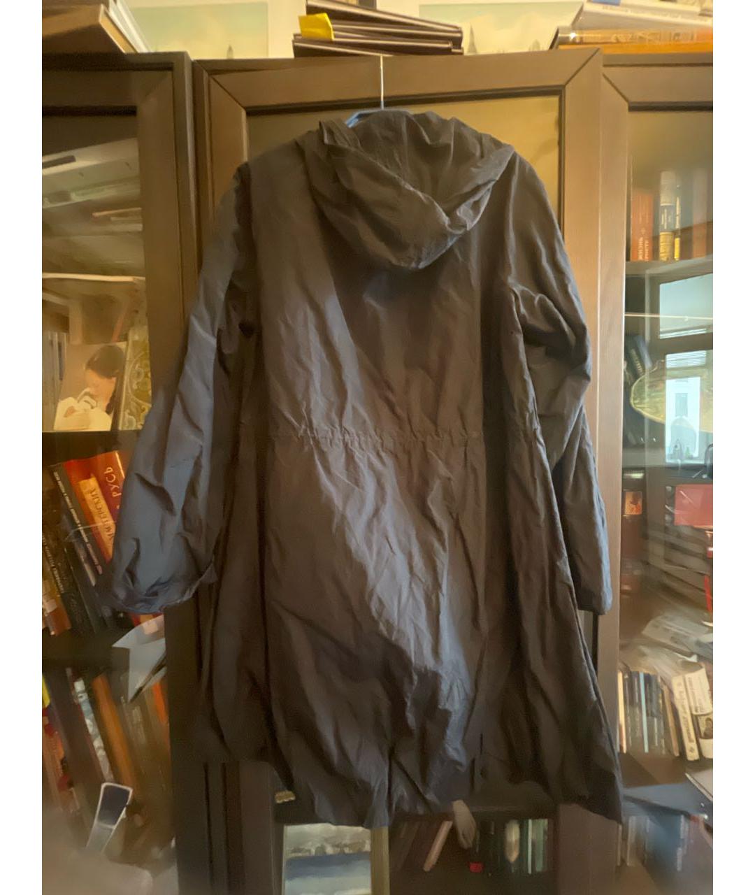 ARMANI COLLEZIONI Черный полиэстеровый тренч/плащ, фото 2