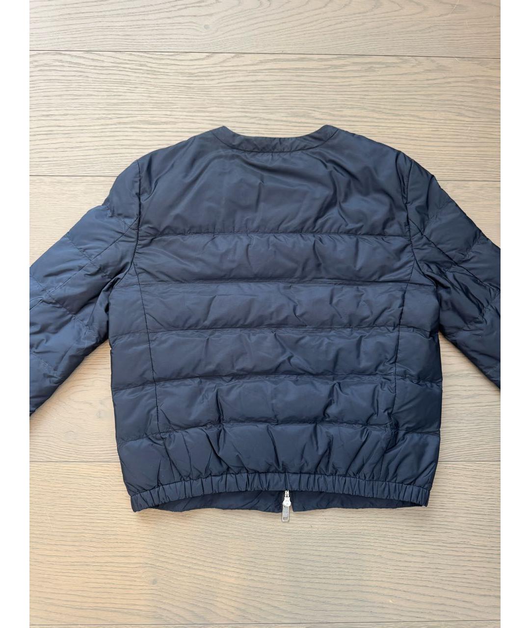 PRADA Темно-синяя полиамидовая куртка, фото 2
