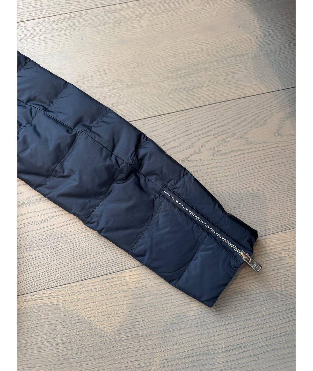 PRADA Темно-синяя полиамидовая куртка, фото 5