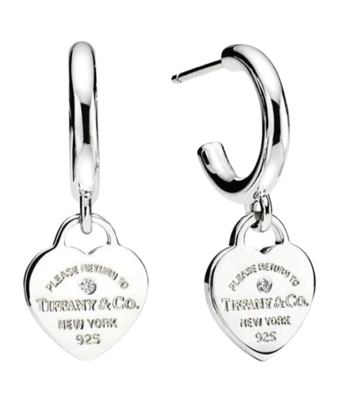 TIFFANY&CO Серебряные серебряные серьги, фото 1