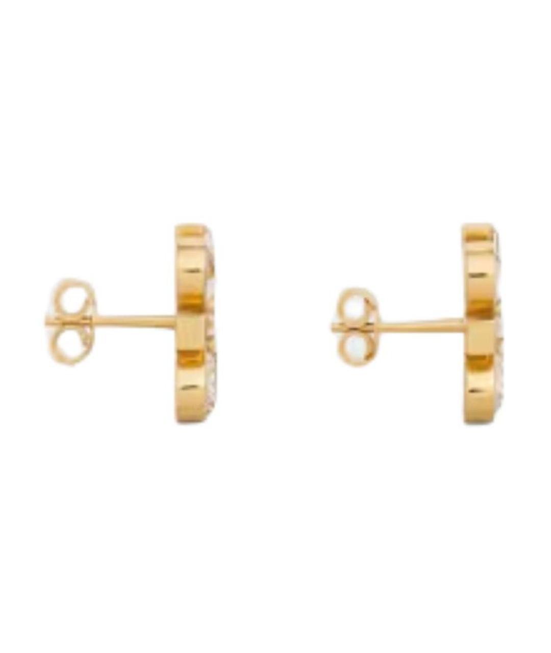 CELINE Золотые латунные серьги, фото 3