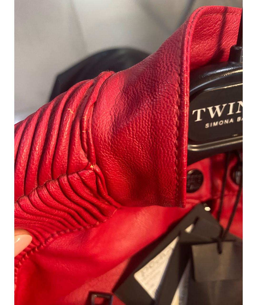 TWIN-SET Красная куртка, фото 8