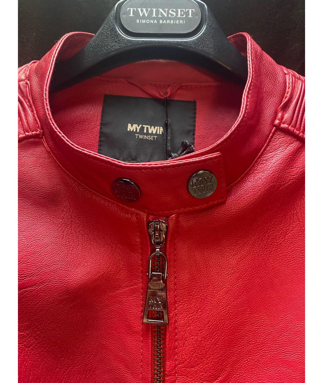 TWIN-SET Красная куртка, фото 3