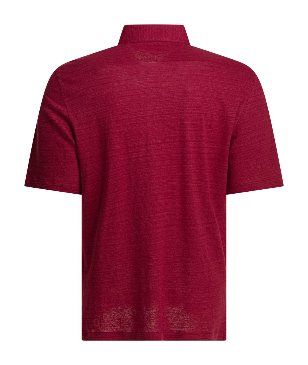 BRUNELLO CUCINELLI Красное поло с коротким рукавом, фото 2