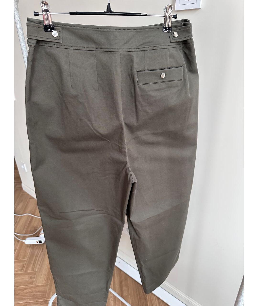 KENZO Антрацитовые хлопковые брюки широкие, фото 4