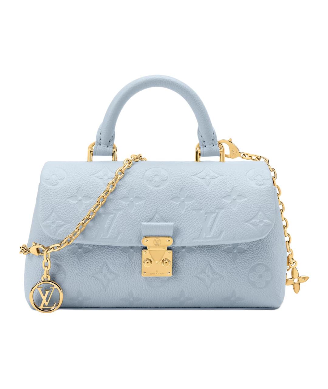 LOUIS VUITTON Голубая кожаная сумка через плечо, фото 1