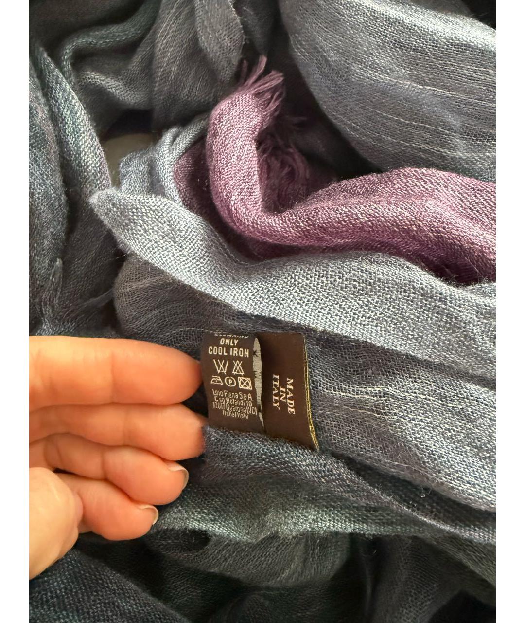 LORO PIANA Мульти кашемировый шарф, фото 5