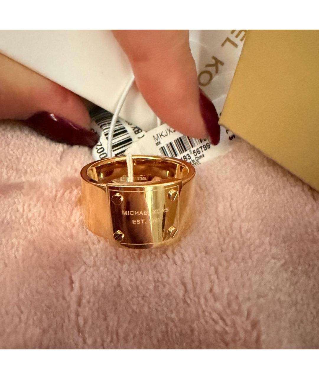 MICHAEL KORS Золотое кольцо, фото 8