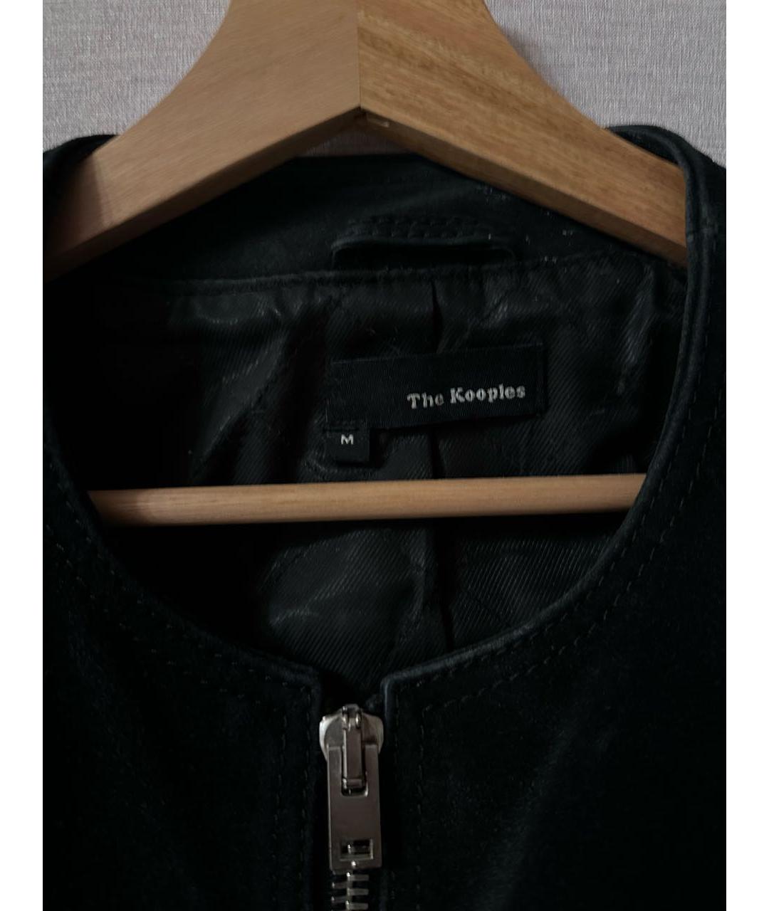 THE KOOPLES Черная замшевая куртка, фото 3