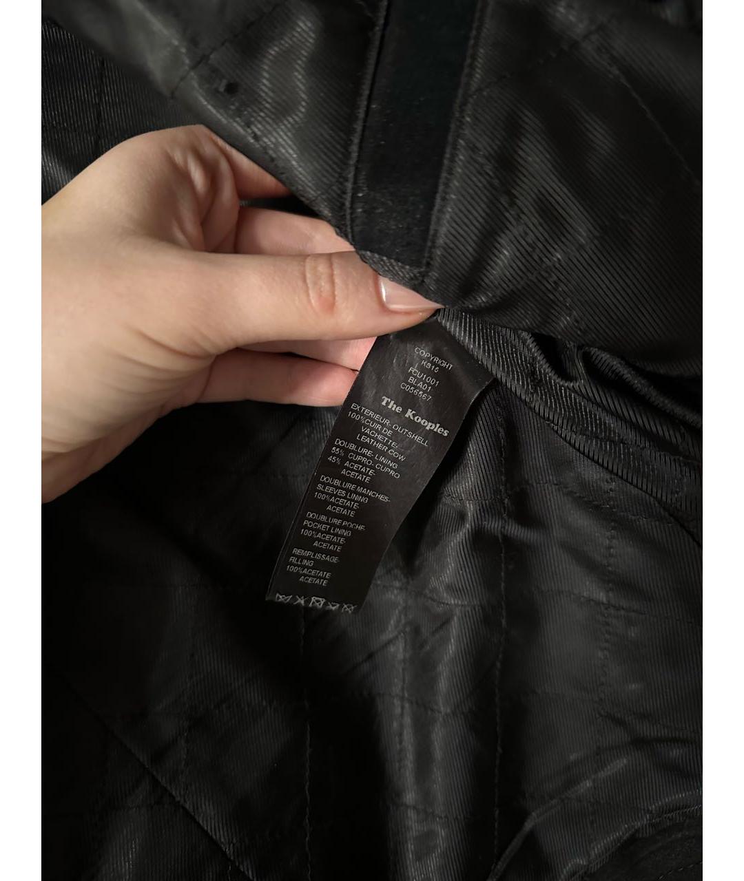 THE KOOPLES Черная замшевая куртка, фото 4