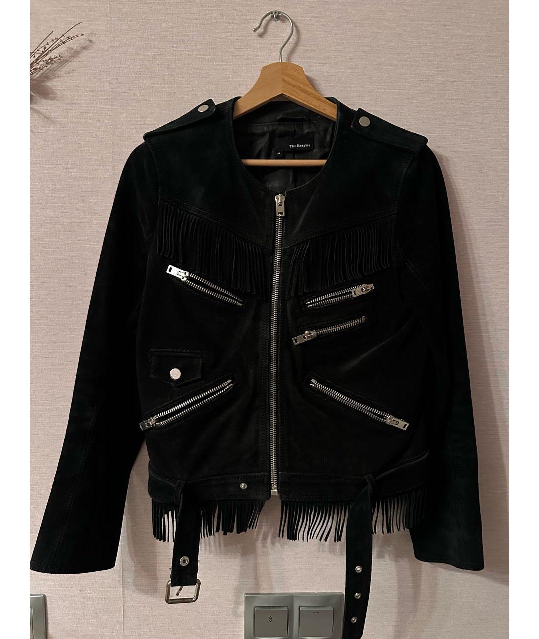 THE KOOPLES Черная замшевая куртка, фото 5