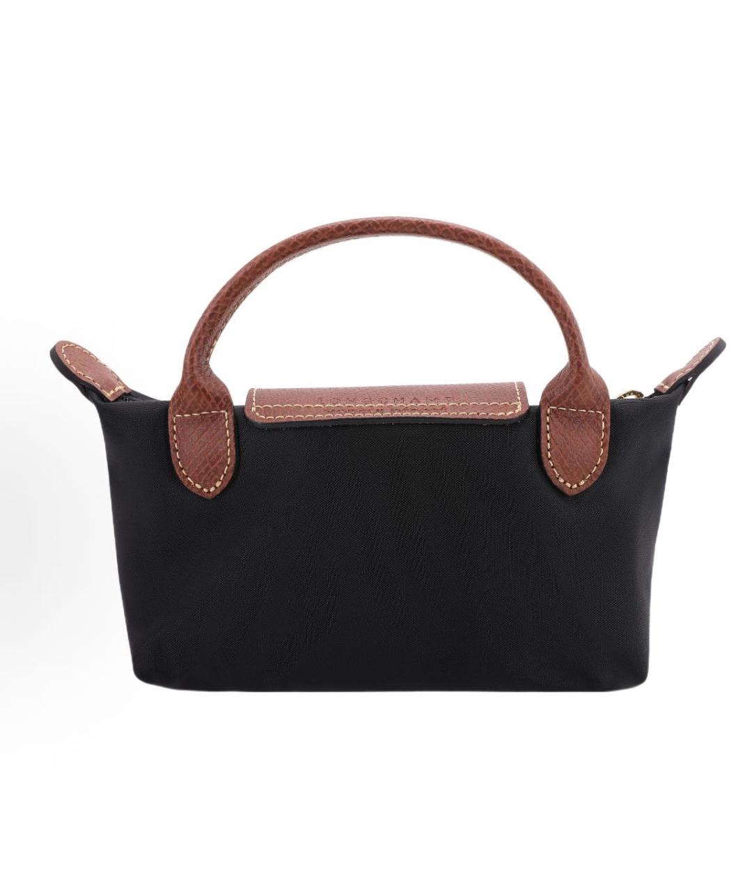 LONGCHAMP Черная сумка с короткими ручками, фото 3