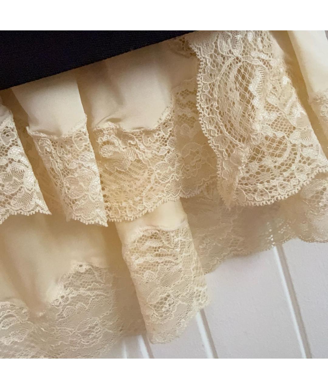 BALENCIAGA Черная шерстяная юбка миди, фото 4