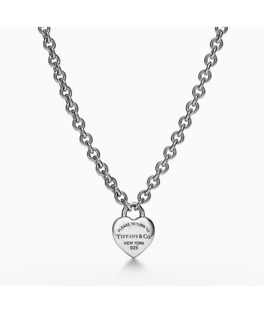 TIFFANY&CO Серебряная серебряная подвеска, фото 4