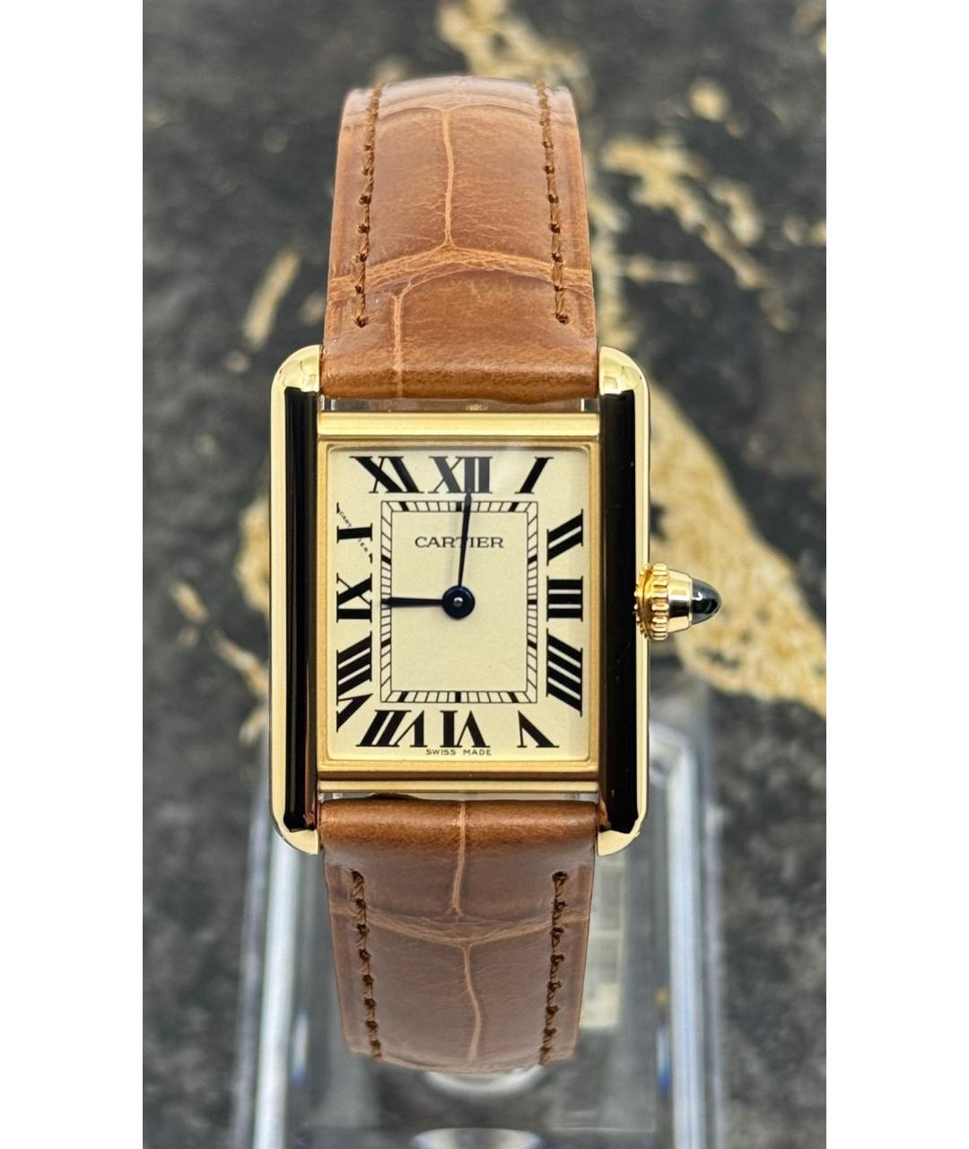 CARTIER Золотые часы из желтого золота, фото 5