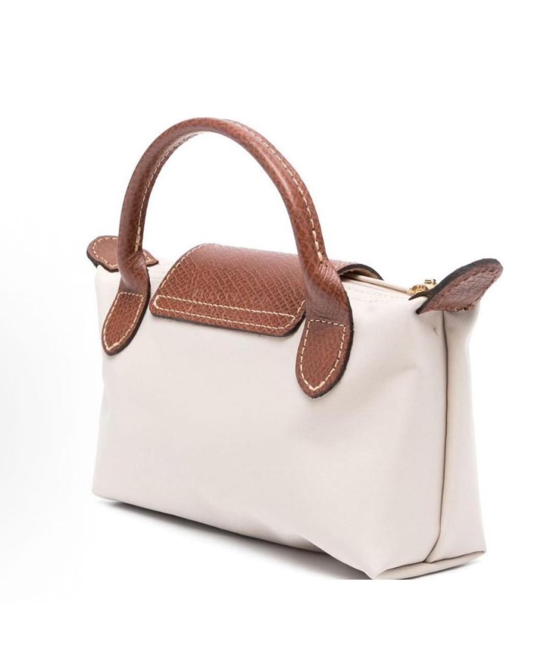 LONGCHAMP Бежевая сумка с короткими ручками, фото 2