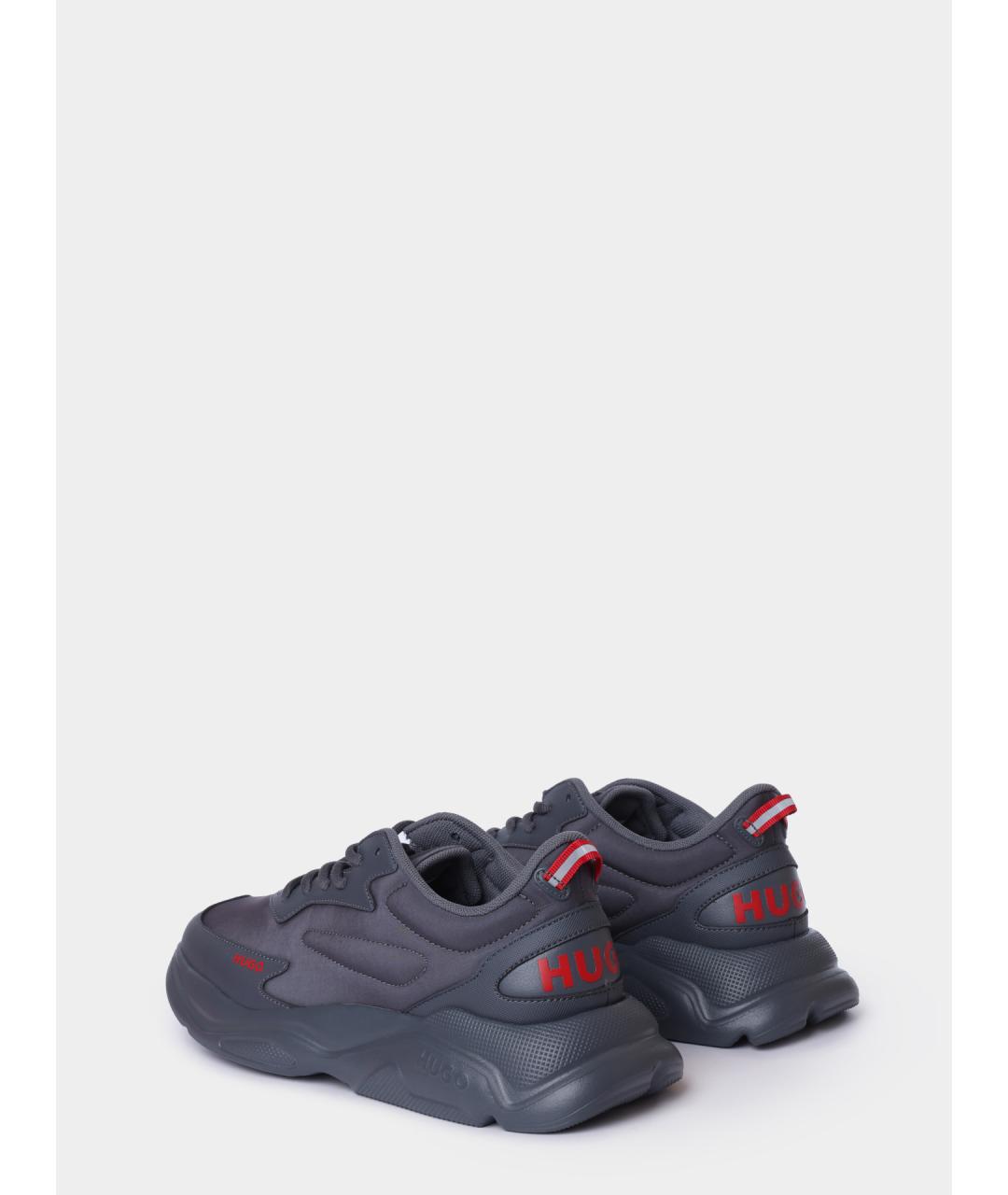 HUGO Черные низкие кроссовки / кеды, фото 6