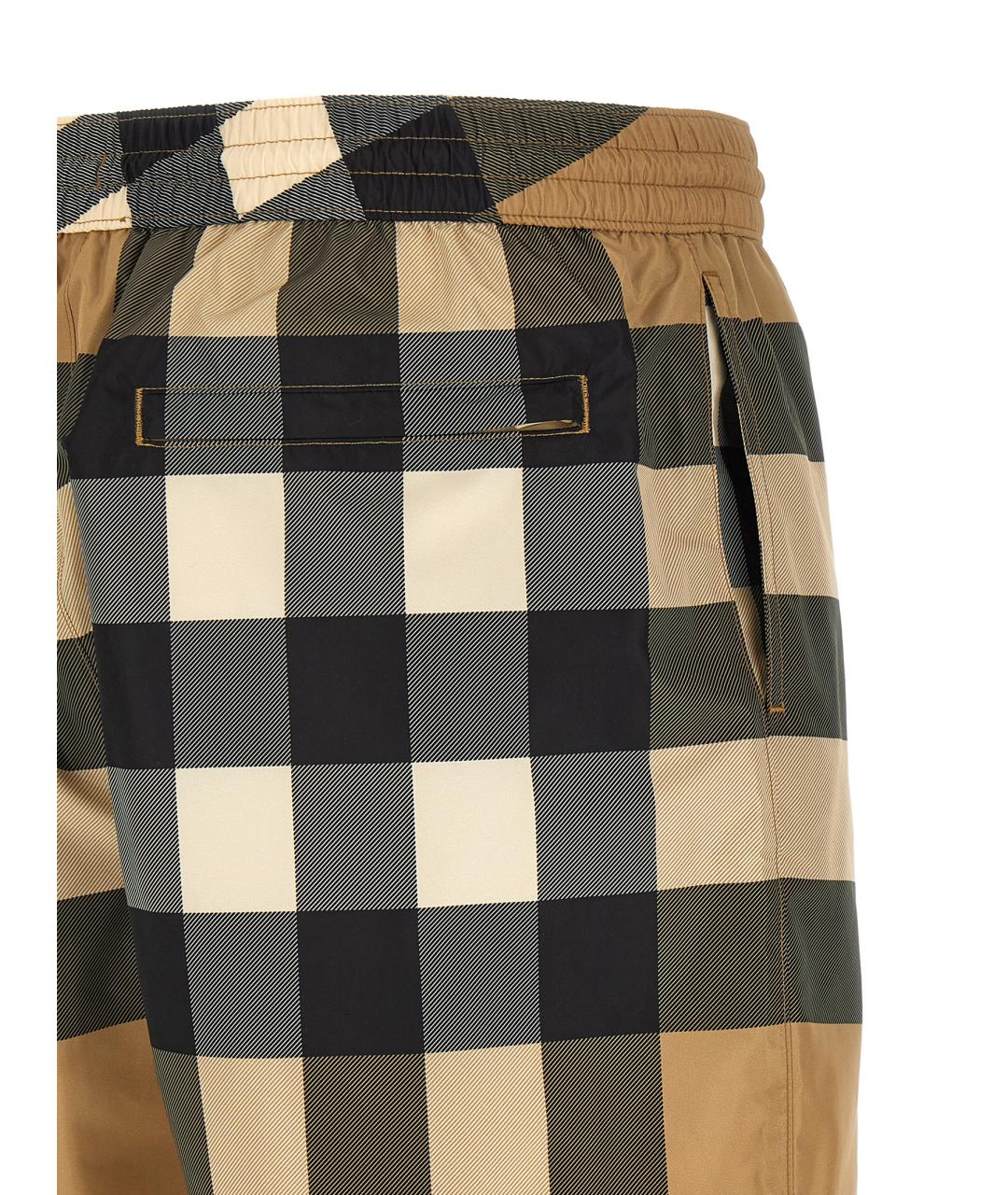 BURBERRY Бежевые полиэстеровые плавки, фото 3