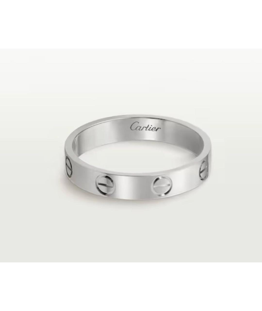 CARTIER Серебряное кольцо из белого золота, фото 3
