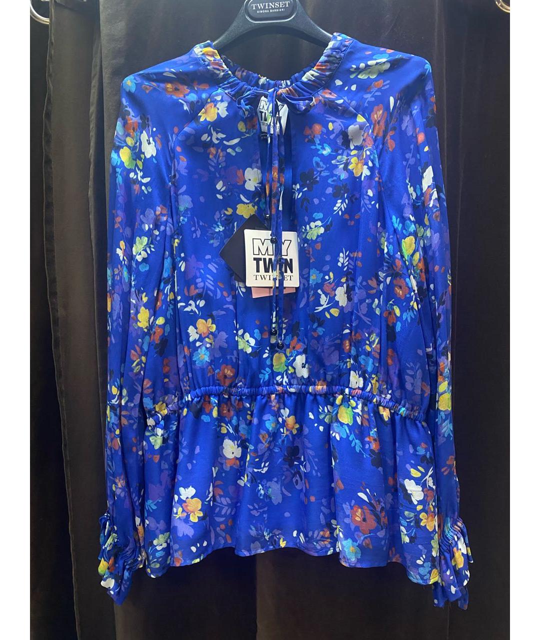 TWIN-SET Синяя блузы, фото 7