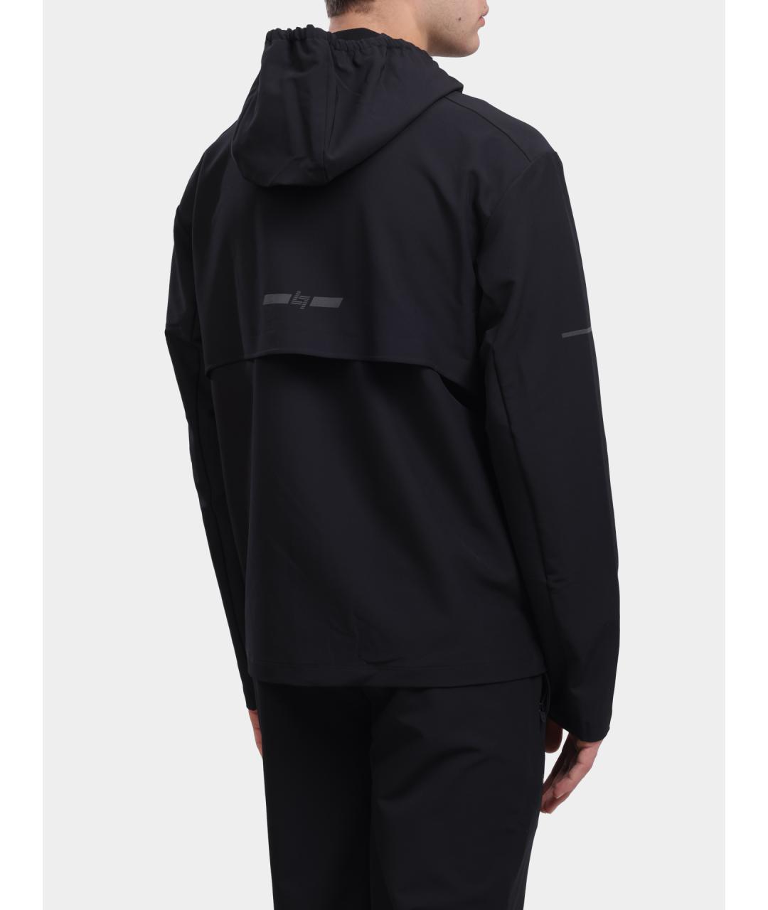 EA7 Черная полиамидовая куртка, фото 6