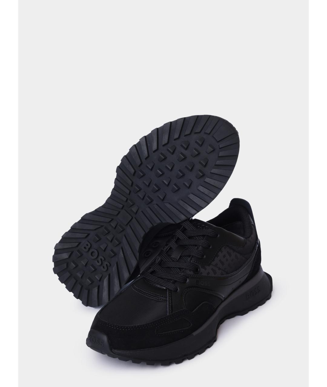 HUGO BOSS Черные низкие кроссовки / кеды, фото 5