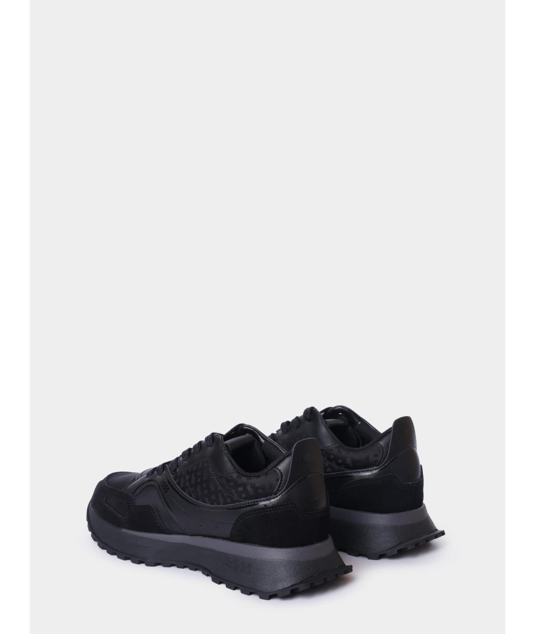 HUGO BOSS Черные низкие кроссовки / кеды, фото 6