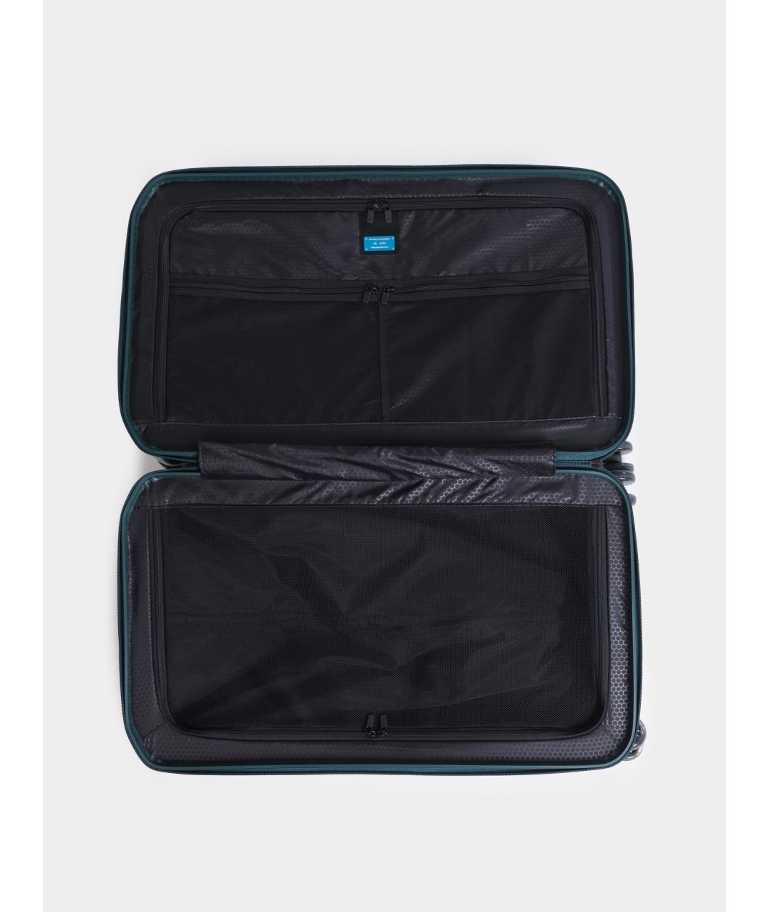 PIQUADRO Зеленый чемодан, фото 5